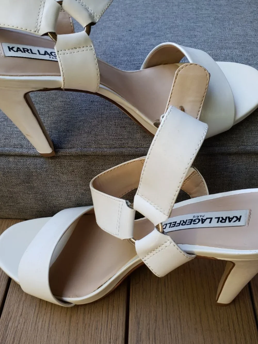 EUC Karl Lagerfeld Paris Cieone Premium Elegant Heeled Sandal (7.5)